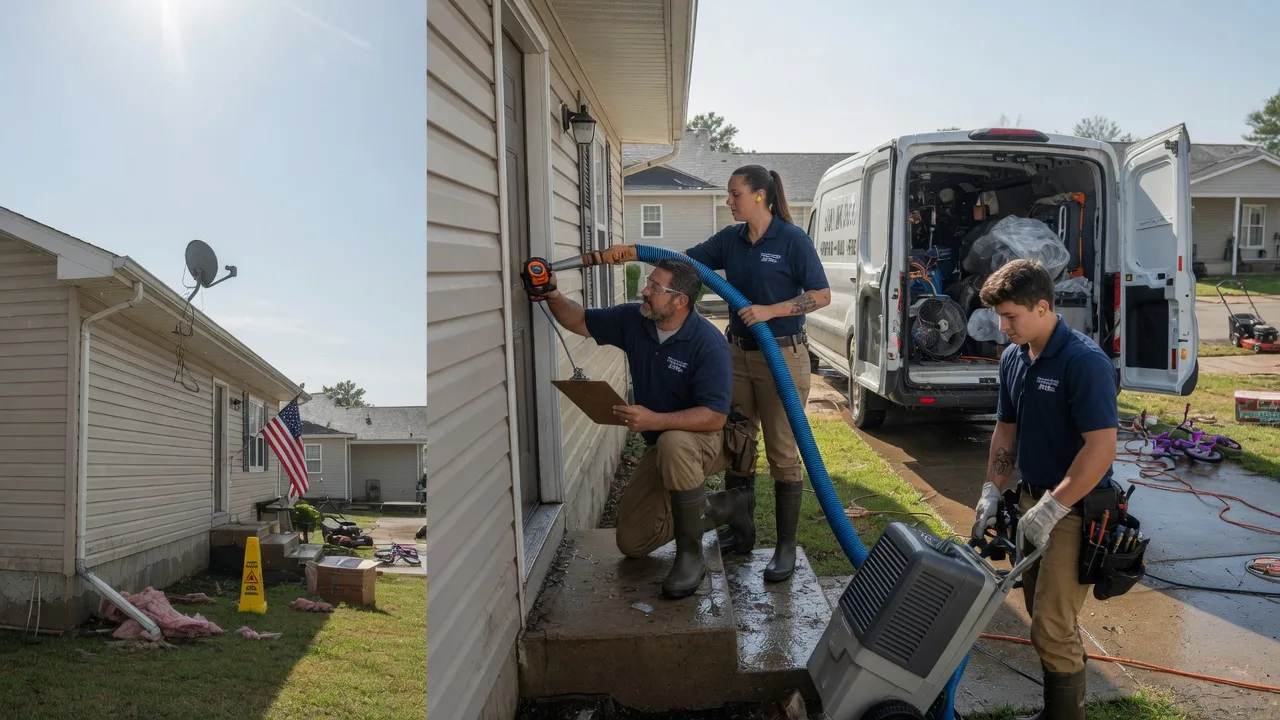 Ceiling Water Damage Restoration in Burkeville, VA near me